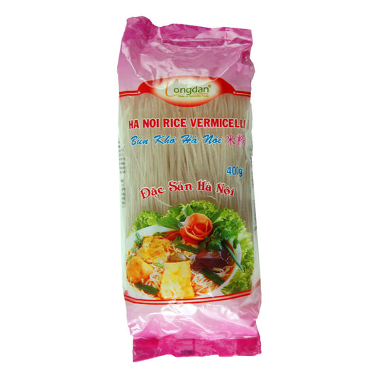 LONGDAN HA NOI RICE VERMICELLI 400G 龍膽 河內米粉0.8MM 400G 0134