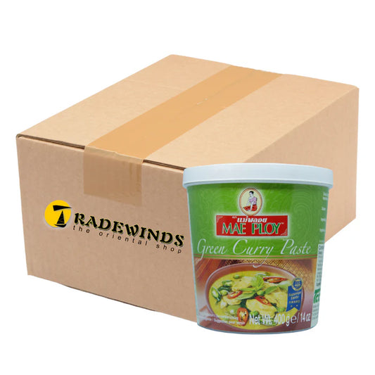 MAE PLOY GREEN CURRY PASTE 400G X 24 PCS CASE MAE PLOY 泰娘 青咖喱醬 400G X 24 件 原箱 0123C
