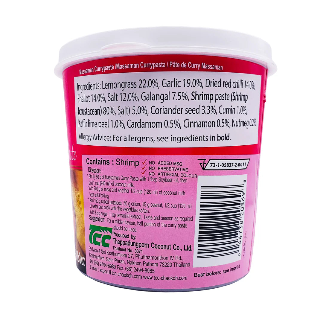 MAE PLOY MASSAMAN CURRY PASTE 400G MAE PLOY 泰國 瑪莎曼咖哩醬 400G 0237