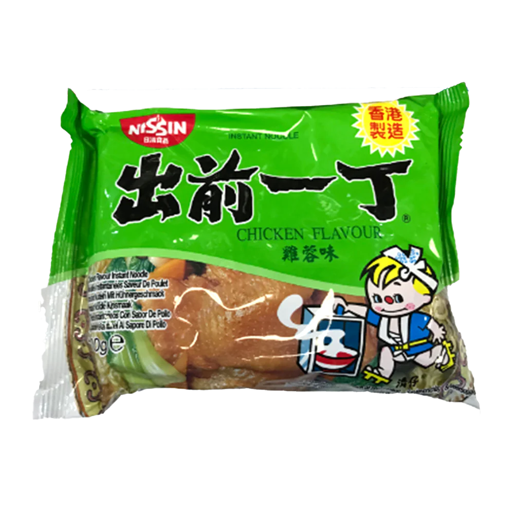 NISSIN CHICKEN FL NOODLE 100G X 30 CASE ­香港出前一丁 雞肉味湯麵100GX30 原箱 0061C