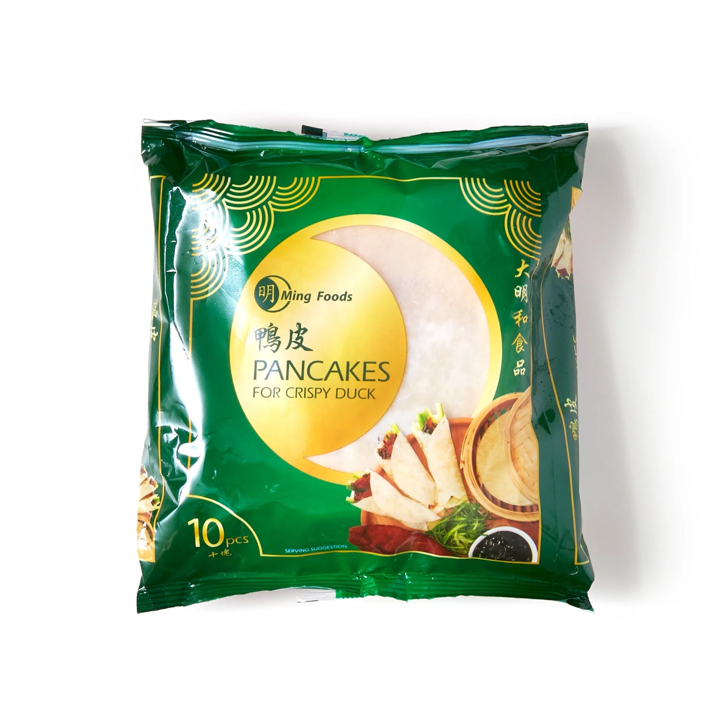 MING FOODS CRISPY DUNK PANCAKES (10x10pcs) 100pcs 1KG 大明和食品 鴨皮 100pcs (10x10pcs) 1KG 0103