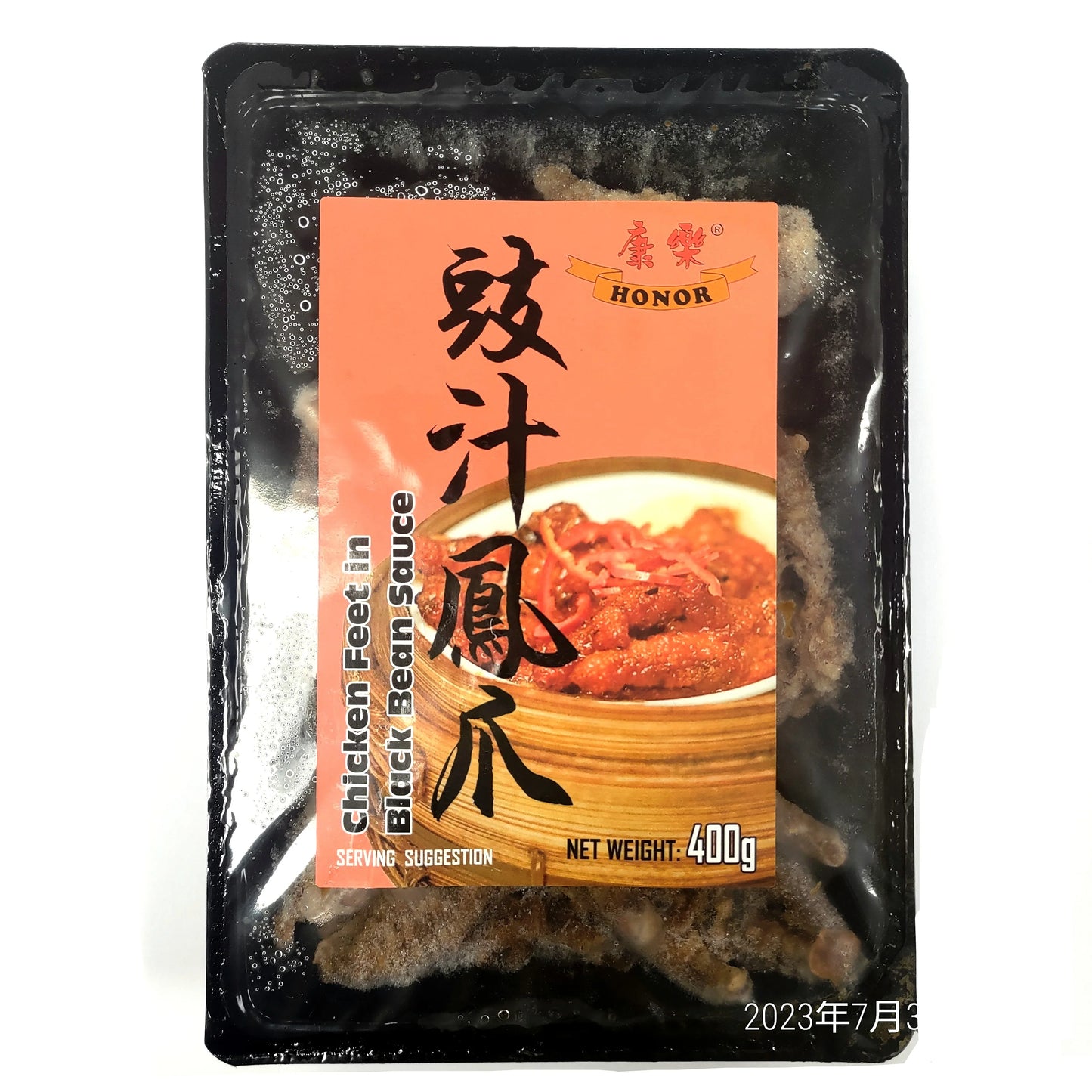 HONOR CHICKEN FEET IN BLACKBEAN SAUCE 400G 康樂 豉汁鳳爪 400G 0106