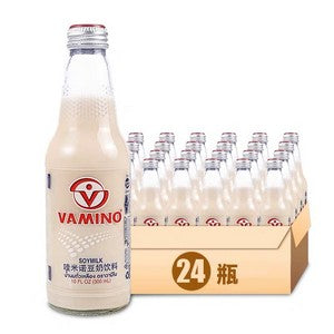 VAMINO SOY BEAN DRINK (6X300ML) X 4 PCS CASE VAMINO 瓶裝豆奶 (6X300ML) X 4 件 原箱 0098C