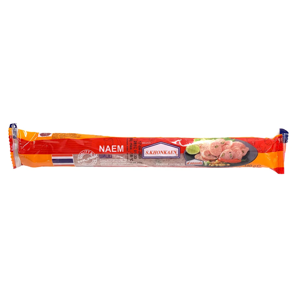 SKHONKAEN NAEM 180G X 12 PCS CASE SKHONKAEN 泰國香腸 NAEM 180G X 12 件 原箱 0262C