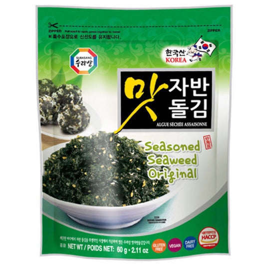 SURASANG SEASONED SEAWEED 60G SURASANG 三進牌 韓國芝麻海苔碎原味 60G 0301