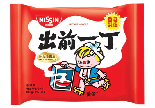 NISSIN SESAME OIL NOODLE 100G 香港 日清 出前一丁 麻油味湯麵 100克 0221