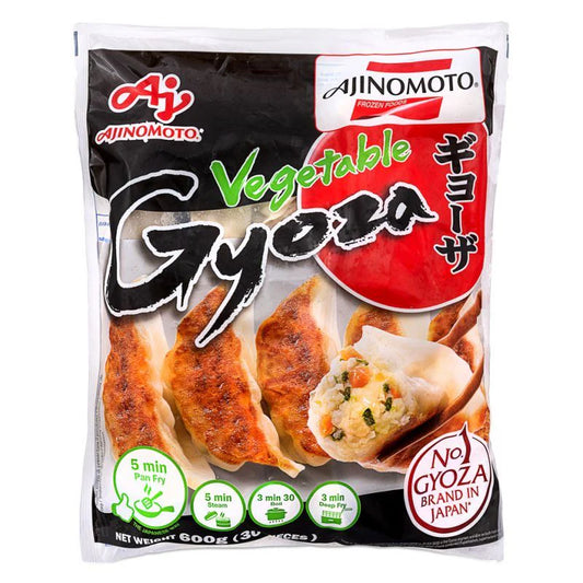 AJINOMOTO VEGETABLE DUMPLING 600G X 10 PCS CASE 味之素 日式素菜煎餃 600G X 10 件 原箱 0214