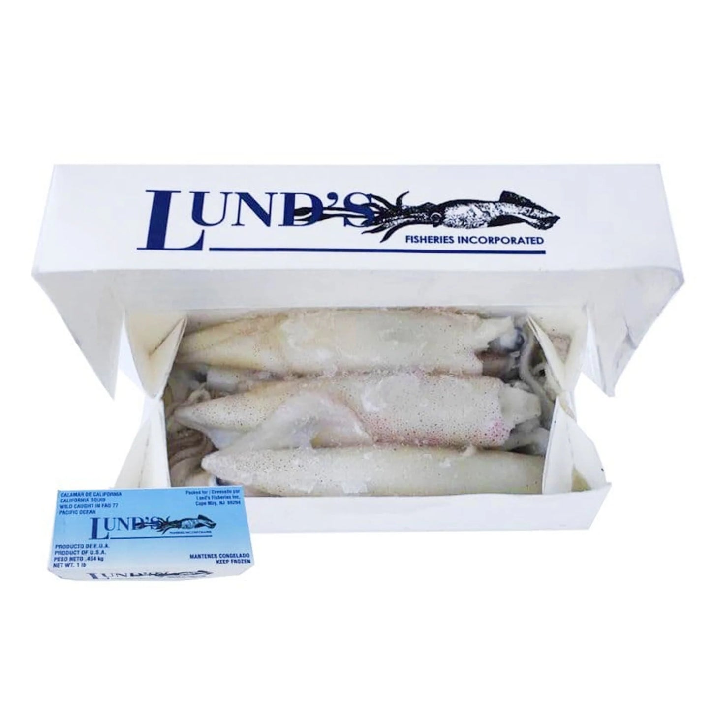 LUNDS Califor squid 454G LUNDS 加州急凍吹筒仔454克 0133