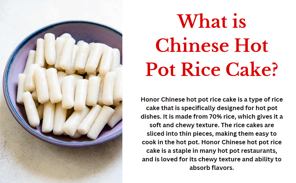 HONOR H OT POT RICE CAKE 450G 康樂 火鍋年糕 450G 0195