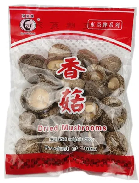 EAST ASIA Dried Mushrooms 東亞 香菇 200G 0131