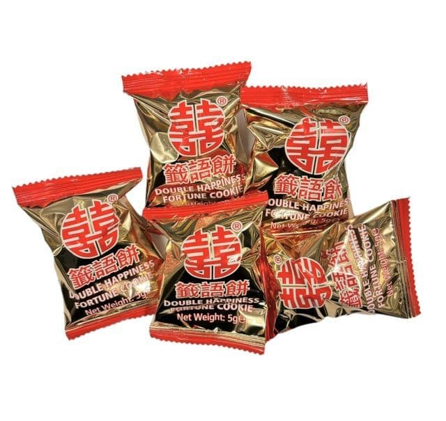 DOUBLE HAPPINESS FORTUNE COOKIES (Pack of 10) 雙喜牌 籤語餅 (一包 10 個) 0169