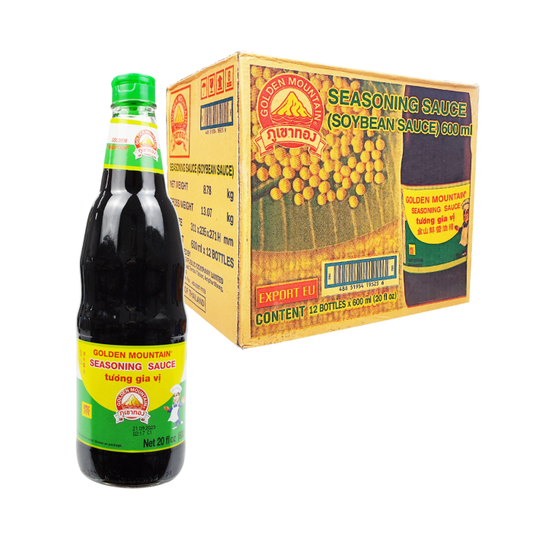 GOLDEN MOUNTAIN GM SEASONING SAUCE 600ML X 12 PCS CASE 金山 調味醬 600ML X 12 件 原箱 0236C