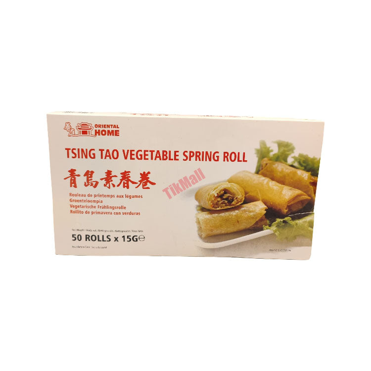 OH TSING TAO VEG SPRINGROLL 750G 華庭 青島素春卷 750G 0130