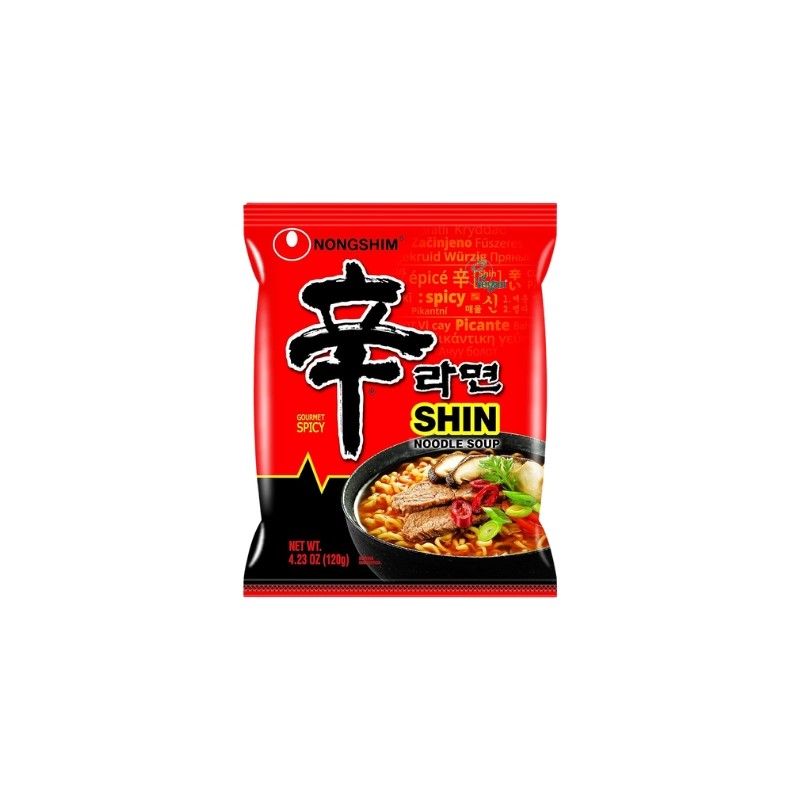 NONGSHIM SHIN RAMEN NOODLES 120G X 20 PCS CASE 農心 辛辣麵 120G X 20 件 原箱 0135C