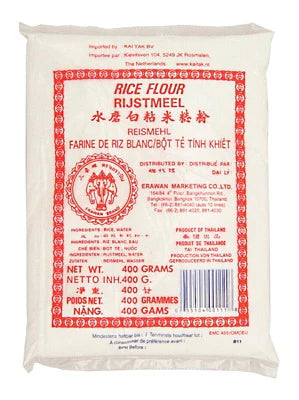 ERAWAN RICE FLOUR 400G 三象 水磨粘米粉 400G 0196