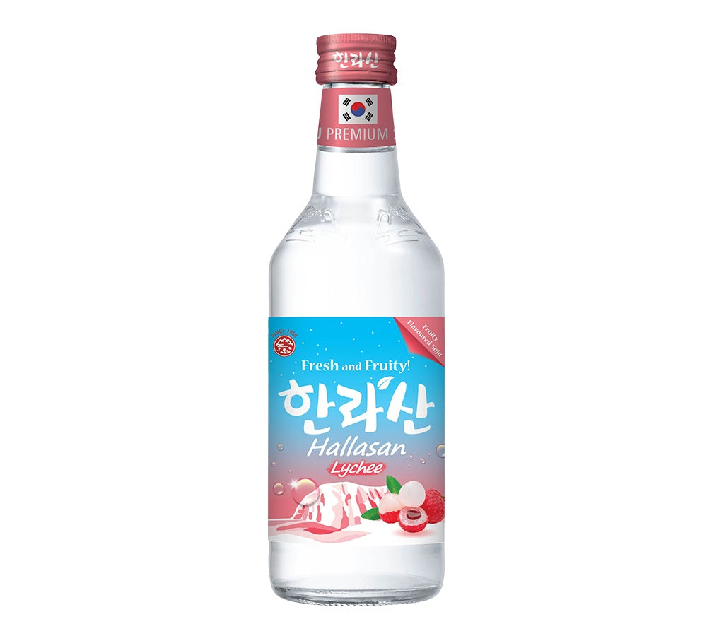 HALLASAN LYCHEE SOJU 375ML  濟州漢拏山 荔枝味燒酒12度 375ml  0660