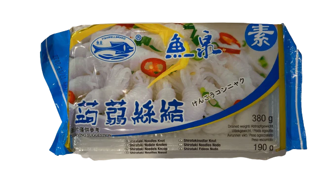 YQ KONJAC_VERMICELLI 380G 魚泉 魔芋絲結 380G 0141