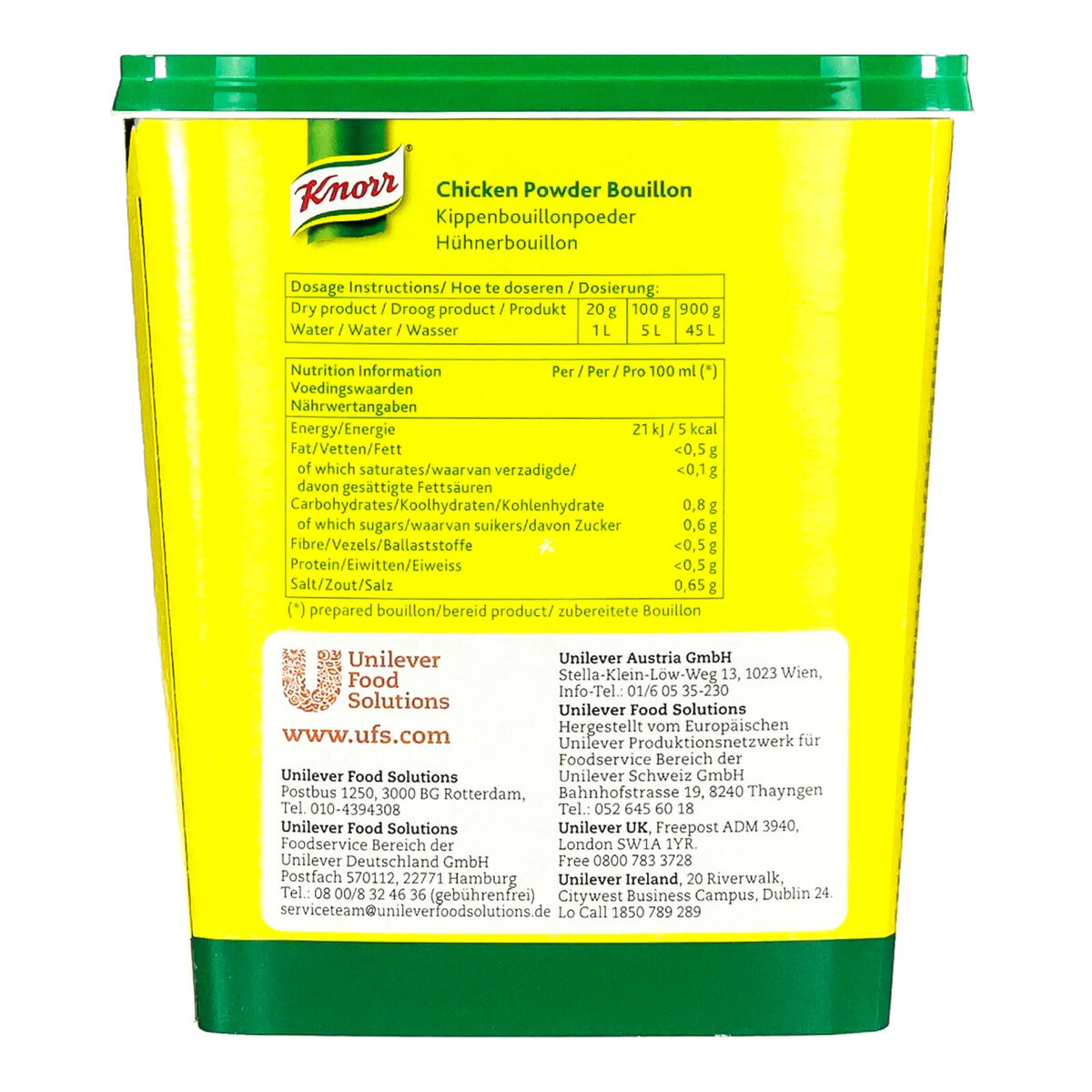 KONRR CHICKEN POWDER 900G X 12 PCS CASE 家樂牌 雞粉 900G X 12 件 原箱 0168C