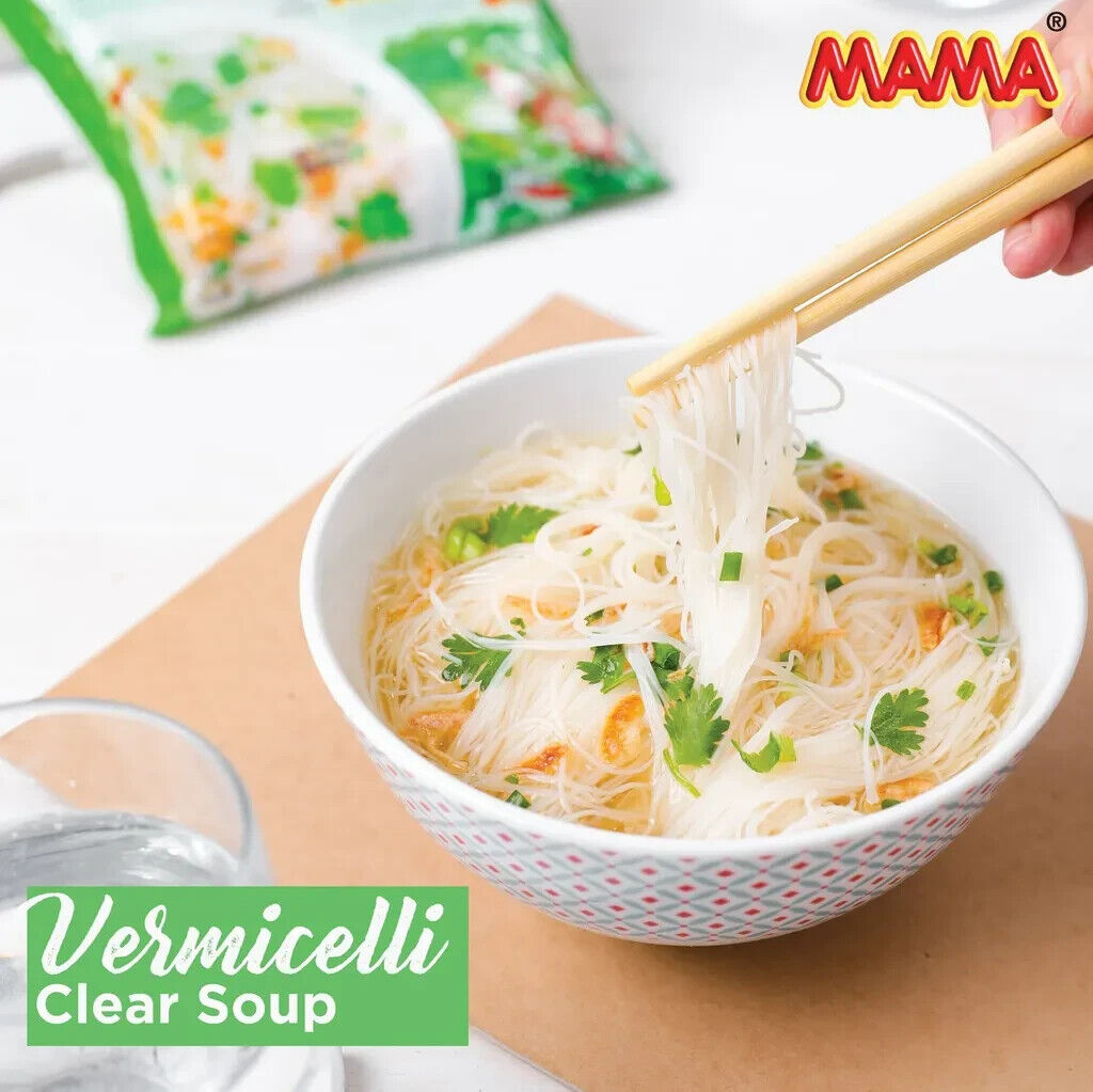 MAMA CLEAR SOUP RICE VERMICELLI 55G MAMA 媽媽 清湯米粉 55G 0128