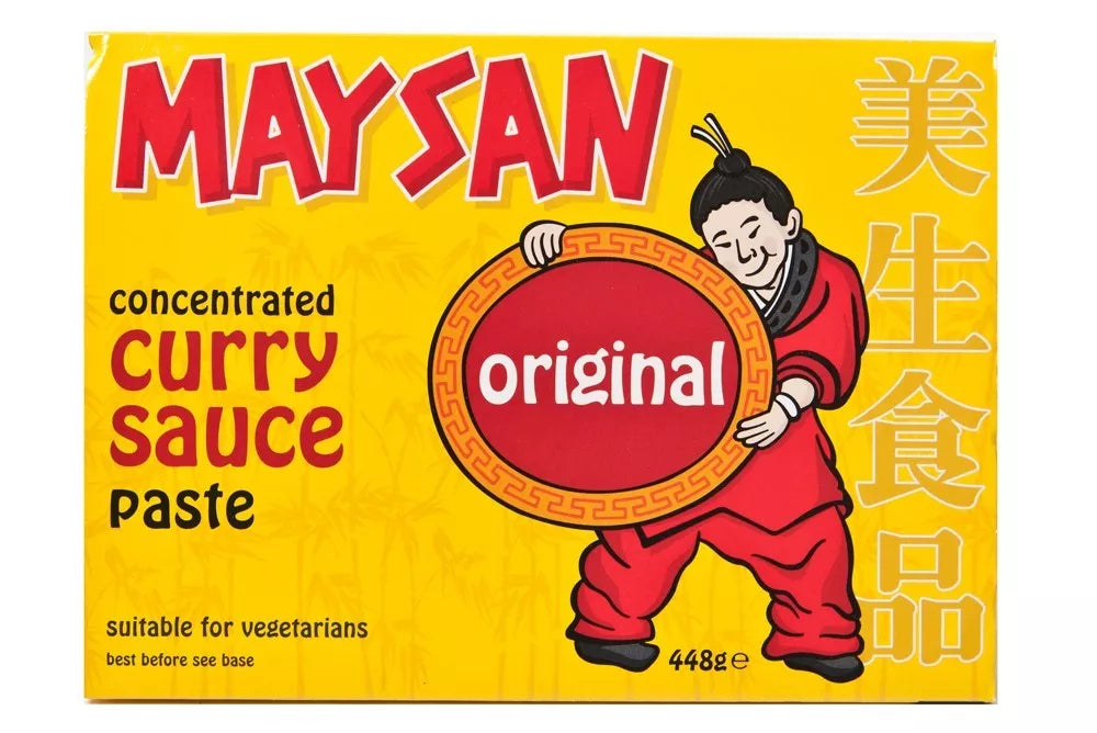 MAYSAN ORIGINAL CURRY SAUCE PASTE 448G 美生 原味咖哩醬448G 0014