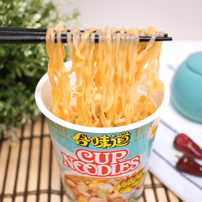 NISSIN CUP NOODLE SPICY SEAFOOD FLAV 72G 日清 合味道 (香港) 香辣海鮮杯麵 72G 0122