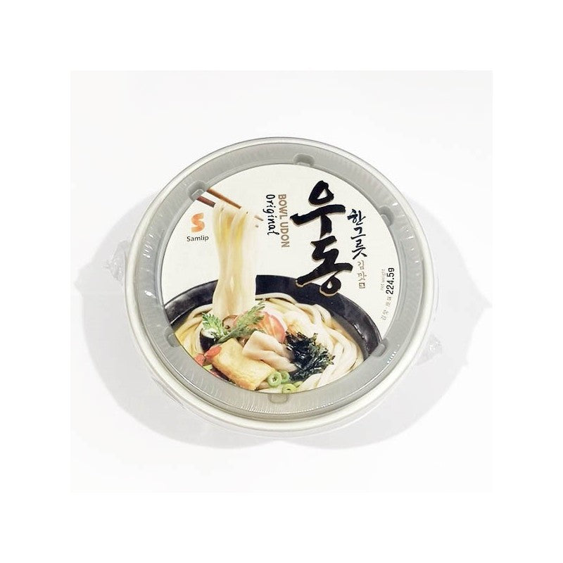 SAMLIP INSTANT BOWL UDON NOODLE 224.5G 三立 烏冬桶麵 原味 224.5G 0145